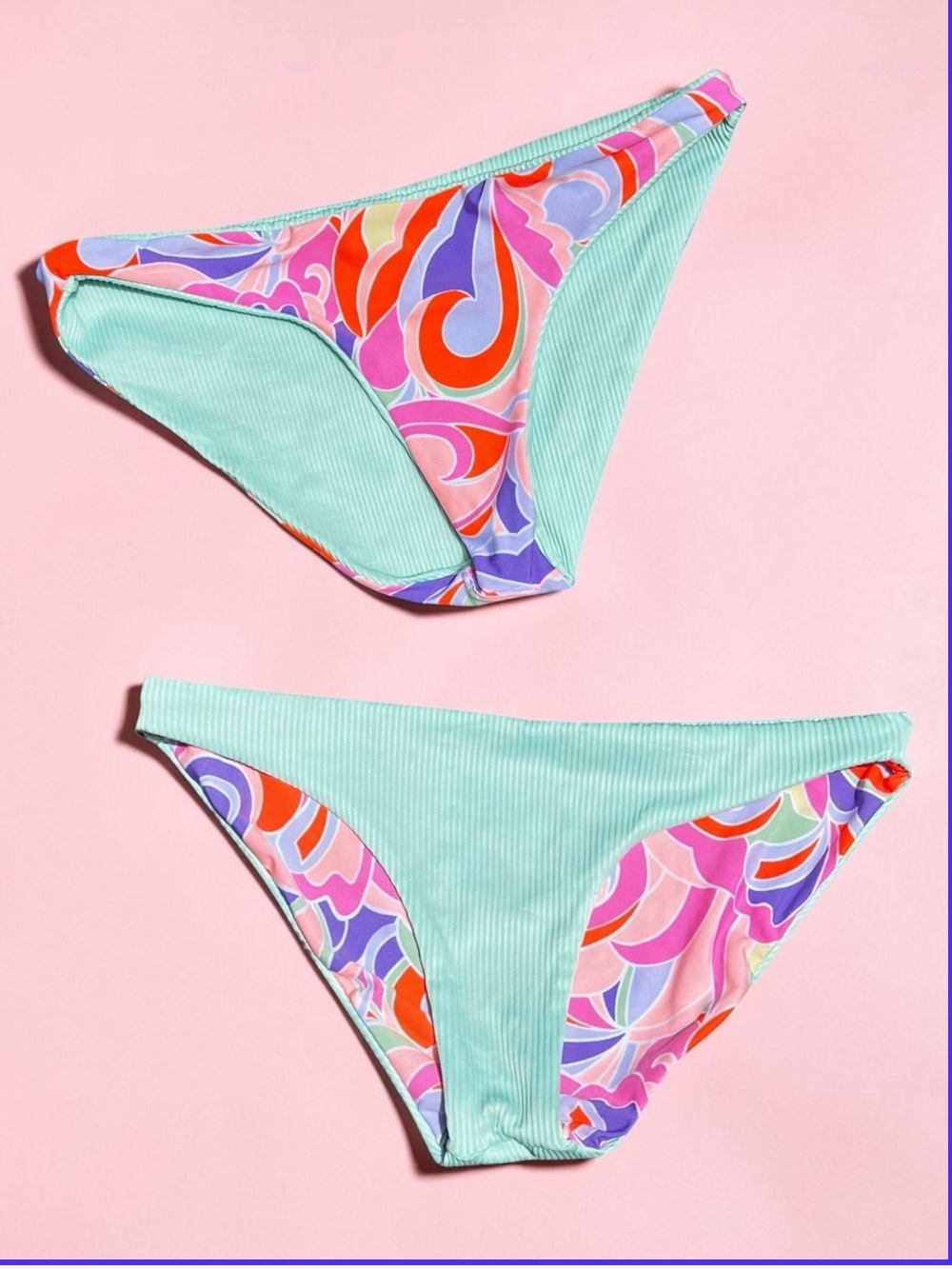 🌻NEW w/tag Maaji Reversible Bikini Bottom Medium Cheeky Low Rise Swim Size M